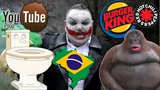 [YTP] The Crazy Hamburger Guy goes to Brazil