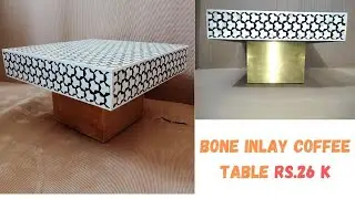 Bone Inlay Furniture | Bone Inlay Square Center Table