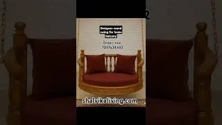 wooden handcrafted round swing for balcony jhula for home swing for home ghar ka jhual wooden swing
