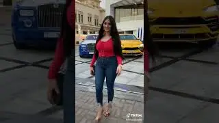 Lana Rose with her amazing car collection ❤️❤️#shorts #carguy #love #trending