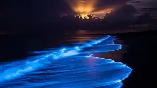 Ocean Waves for Sleeping ┇ Night Beach Ambience to Calm Your Mind