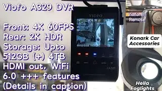 MS JIMNY upgraded with the best dash cam Viofo A329 & Hella M90 3