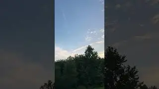Northern PA Sky Just before sunset. July 19, 2025