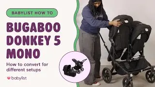 Преобразование Bugaboo Donkey5 Mono в Duo | Руководство по установке двух детских колясок рядом