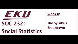 Module 0 Syllabus