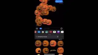 Annoying Orange iMessage Meme