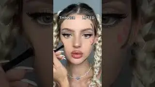 thinner VS  lifted face contouring by🤩 @juliettaf