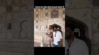 Sheesh Mahal Amer Fort Jaipur Rajasthan #travel #vlog