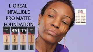 LOREAL INFALLIBLE PRO MATTE LIQUID FOUNDATION 111 SOFT SABLE VS 112 COCOA
