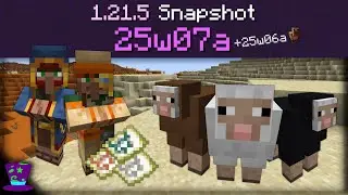 Minecraft Snapshot 25w07a [1.21.5] | Neue Schafvarianten, Dorfkarten + 25w06a