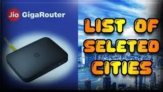 Jio GigaFiber Seleted Cities For Installation II Check Now (Hindi)