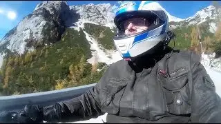 Mit der Goldwing &uuml;ber den Vrsicpass