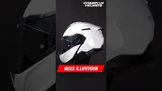 Nexx X.Lifetour Plain White - Showcase #nexx #modular #motorcycle #helmet #touring