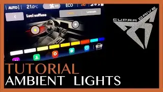 Cupra Formentor Infotainment | Ambient Lights / Luci soffuse | Tutorial