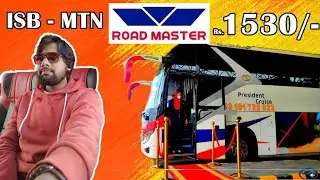 Best Luxury Bus Service in Pakistan? | Road Master President Cruise Review Vlog