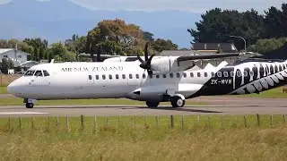 [4K] Air New Zealand ATR72-600 Departure | Palmerston North