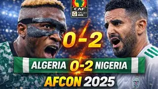 Super Eagles Soar 🦅 Nigeria Silence Algeria 2&ndash;0 to Reach AFCON Semi-Finals!