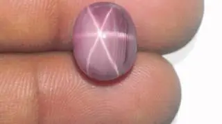 10.86-Carat Baby Pink Star Sapphire with Razor-Sharp Star