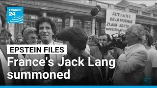Former French minister Lang summoned by foreign ministry over Epstein links &bull; FRANCE 24 English