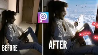 Easy photo manipulation in phone |picsart | simple photo editing #picsarttutorial