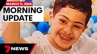 Desperate search for missing 12-year-old Hussein Al Mansoory  | 7 News Australia