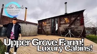 Incredible Stay in a Luxury Cabin with Wood Fired Hot Tub at Upper Grove Farm - Saxmundham Suffolk
