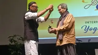 Jackie Shroff and Subhash Ghai yoga Day celebration 🎉
