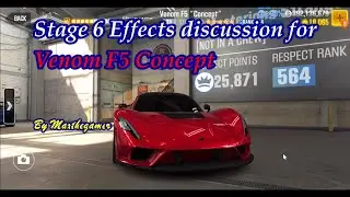 CSR2|CSR Racing 2: Venom F5 Concept gold star Stage 6 effect