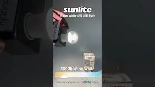 Sunlite Warm White 40W Equivalent A15 LED Bulb (80133-SU) #youtubeshorts #ledlights #chandelier