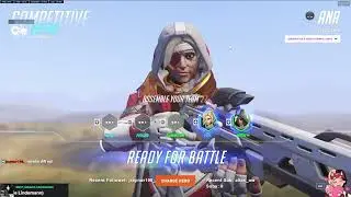 MEADXR PRO ANA GAMEPLAY | NUMBANI | OVERWATCH 2 SEASON 8 TOP 500