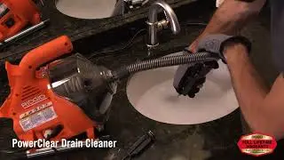 Drain Clearing Made Simple with the RIDGID&reg; PowerClear Drain Cleaner