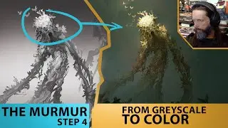 FINISHING The Murmuring Man : PART 4 : Bringing a bit of color to my grey grey world