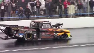 Fast Freddy Fagerstrӧm Burnout Montage - Santa Pod European Finals 2017