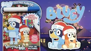 Bluey Christmas Imagine Ink Coloring & Activity Book | Christmas Coloring with Mess-Free Marker