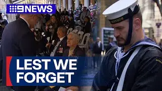 Commemorations mark 80 years since end of World War II | 9 News Australia
