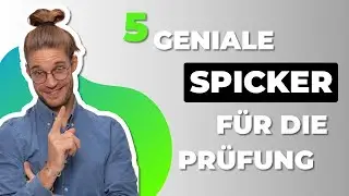 Top 5 SPICKER für eine 1+ in jeder Prüfung