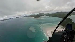 Hamilton Island to Whitehaven Beach helicopter ride