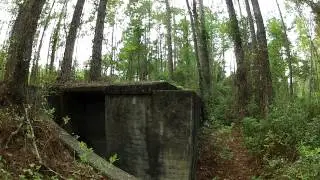 Old WWII Era Naval Air Gunnery School Buttress in Duval County