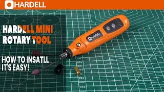 How to install a mini rotary tool?#hardell #rotary #diy #diycrafts