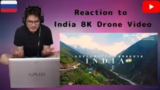 Russian reaction on India in 8K Drone Video || Russian reacts on India