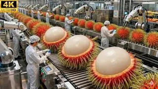 Inside the Rambutan Jam Factory: Mass Production Process