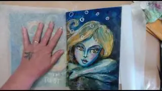 Art Shed Angel - Preparing your story book journal page