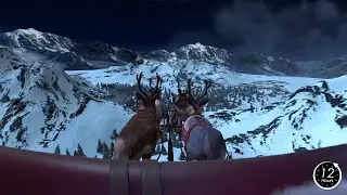 12 Hours Flying With Santa 🎅✨ Magical Christmas Journey Above Cities, Mountains & Clouds