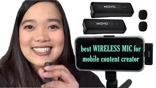 BEST WIRELESS MIC for iPhone/Android Content Creator / MOVO Unboxing&First Impression Review/ Bea Bi