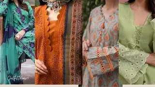 Stylish Lawn & Cotton Dress Design &ndash; 2025 Summer dress design for girls