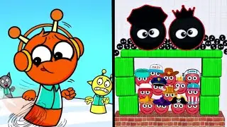 Spranky Run Vs Hide Ball 🧟👹😡😼 Max All Levels Android iOS Gameplay Ep 1023