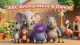 ABC Animal Move & Dance | Phonics Song for Kids | Mimi Songsong