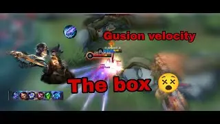 The box, Gusion velocity. 'New  velocity edit