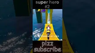 SUPER HERO VS MEGA RAMP #2 #SHORTS #viralshorts #CARTOON