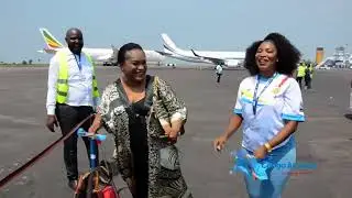 CONGO AIRWAYS MOTIVE SA CLIENTELE DE SOUTENIR LES LEOPARDS